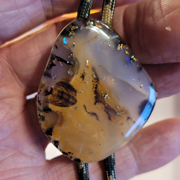 Bolo Tie - Made from Stone - Very Unique Looking - Picture 5 of 12